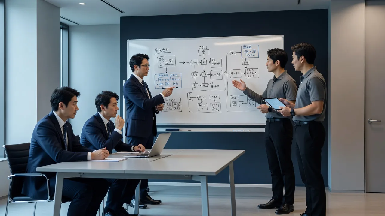 クラウド移行作業を進める様子
