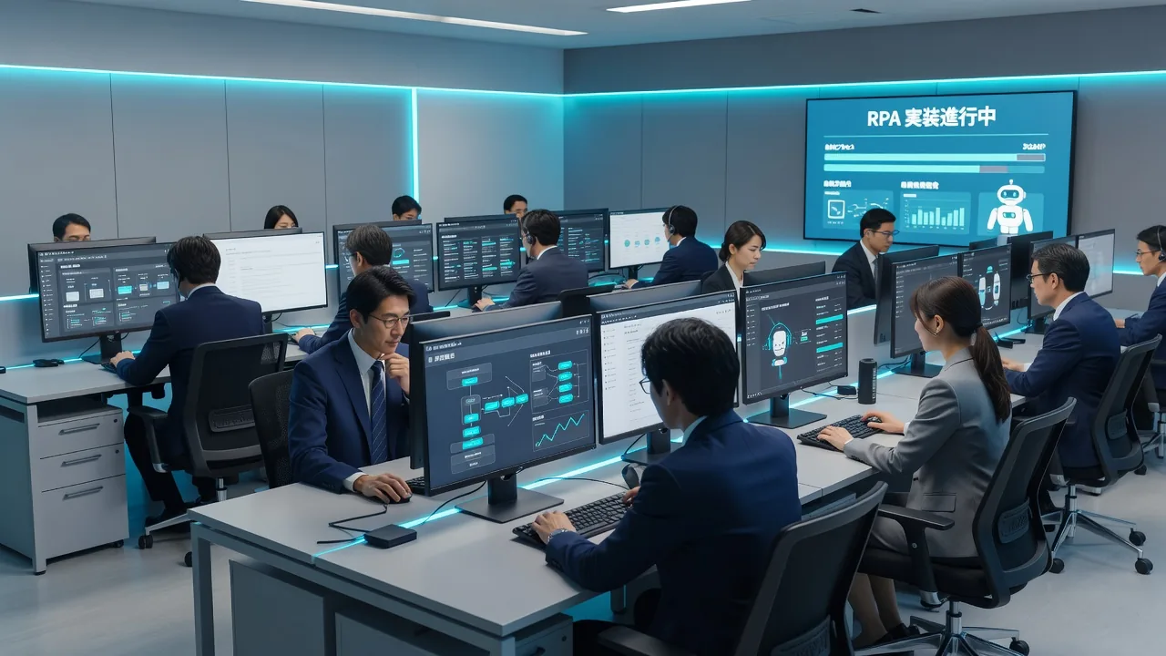 RPAによる業務自動化の設定作業